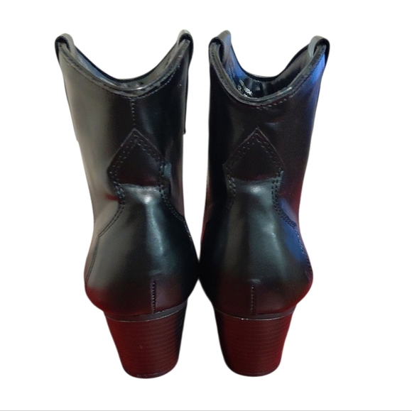 Gap Western Ankle Boots Women's Black Booties Size 7.5 - Picture 6 of 10